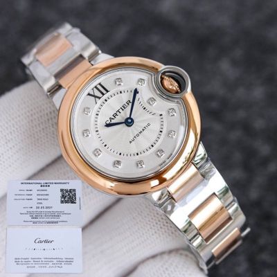 TW Factory Cartier 33*10MM NH05 Movement Sapphire Fisheye Glass Couple Watch cartier water resistant swiss made 2301 cc708177